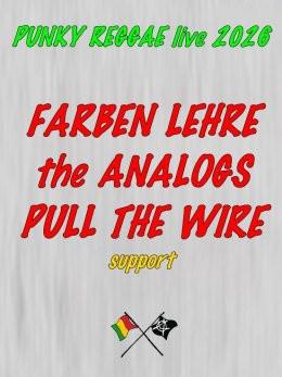 Szczecin Wydarzenie Koncert FARBEN LEHRE + THE ANALOGS + PULL THE WIRE + PRAWDA